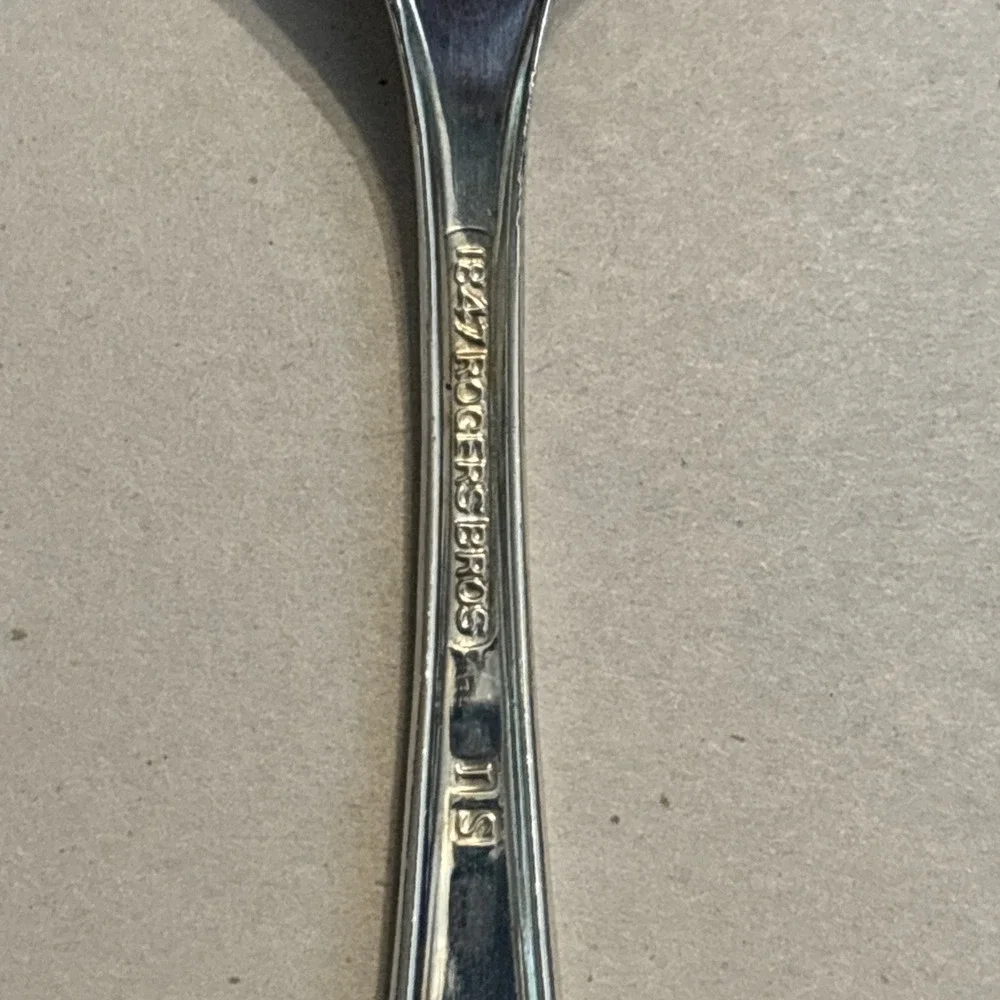 International Silver 1847 Rogers HERITAGE Casserole‎ Spoon Silverplate 1953